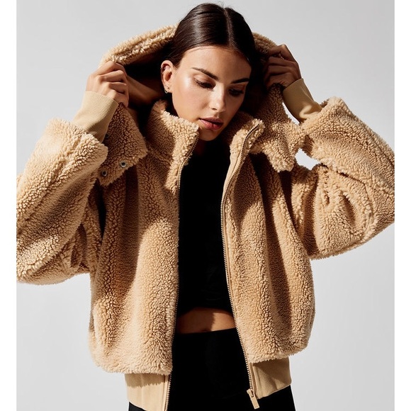 camel sherpa jacket